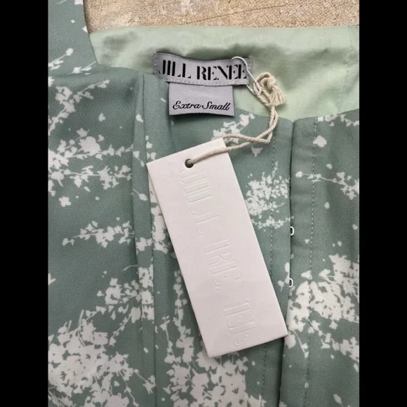 NWT Jill Renee Springfield Corset Bustier floral print cottagecore blouse top - Picture 15 of 15